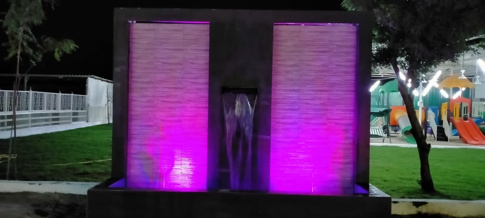Waterfall water feature by QFountains